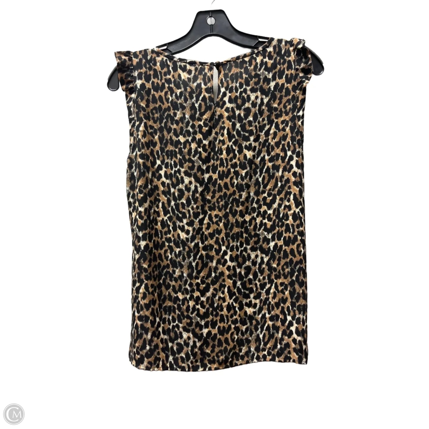 Top Sleeveless By Loft In Animal Print, Size: S