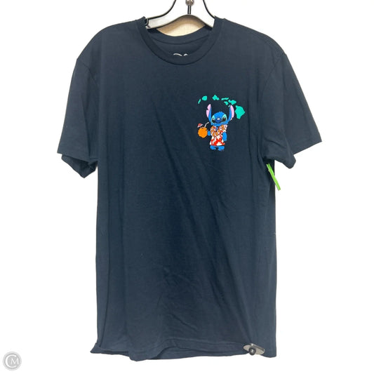 Top Short Sleeve Basic By Disney In Navy, Size: L