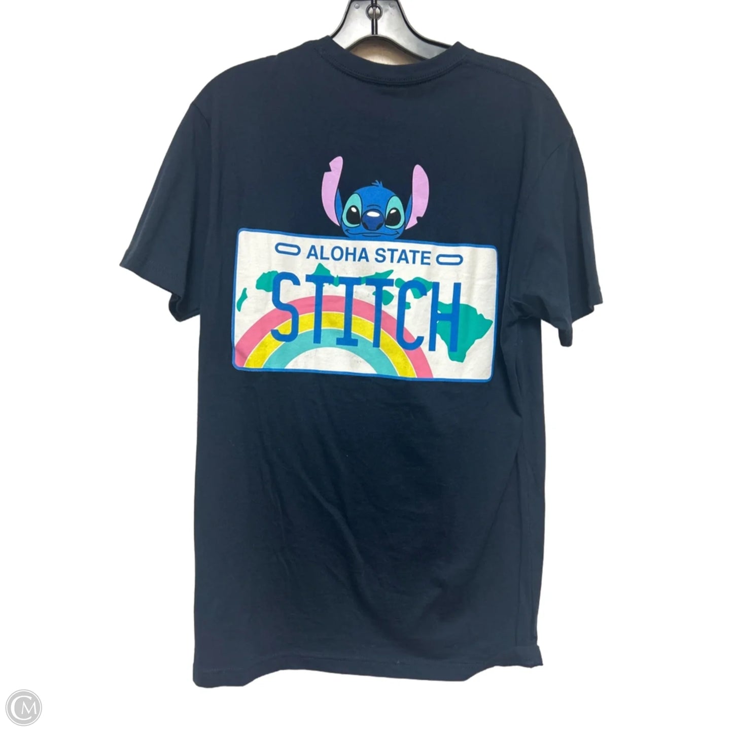 Top Short Sleeve Basic By Disney In Navy, Size: L