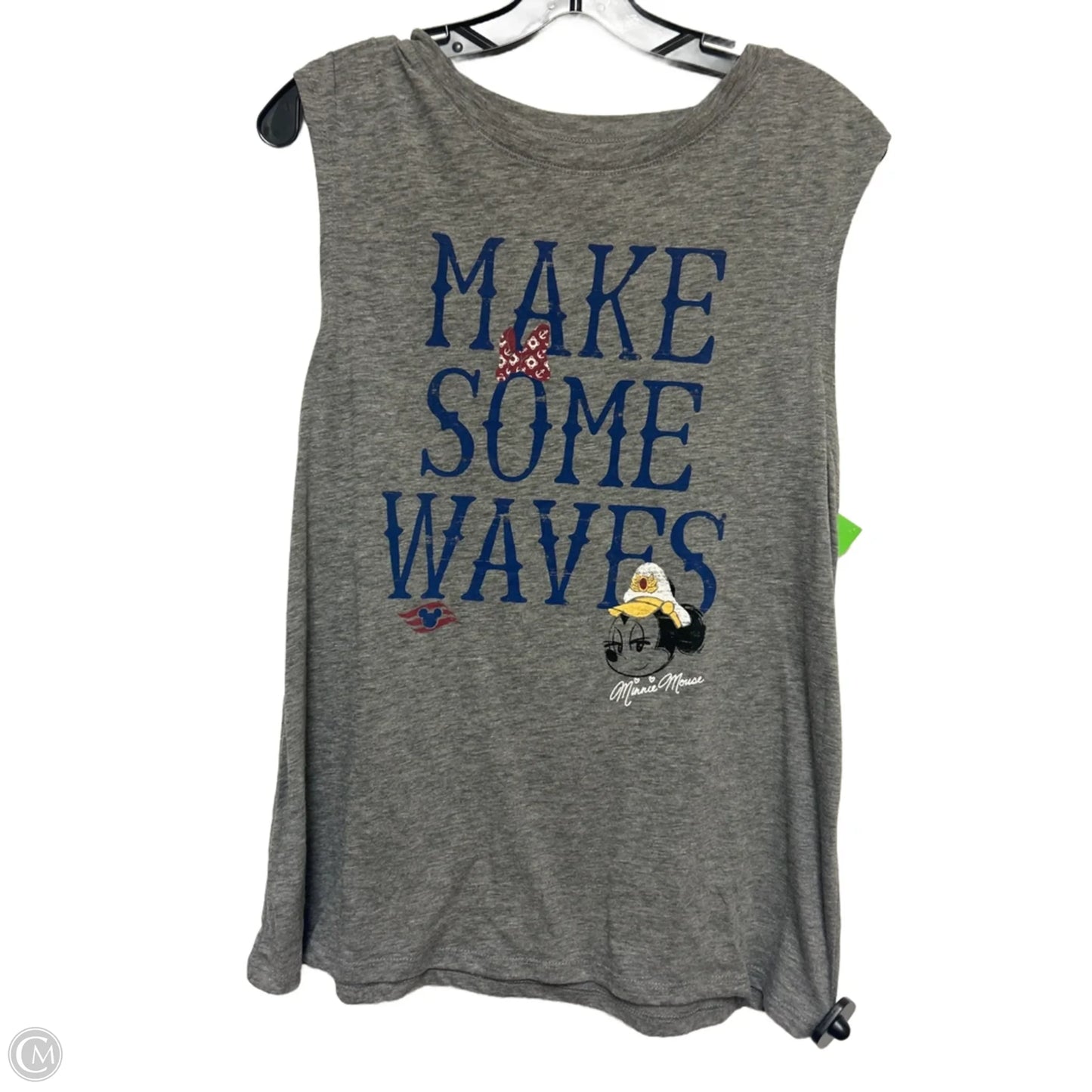 Top Sleeveless Basic By Disney Store In Grey, Size: L