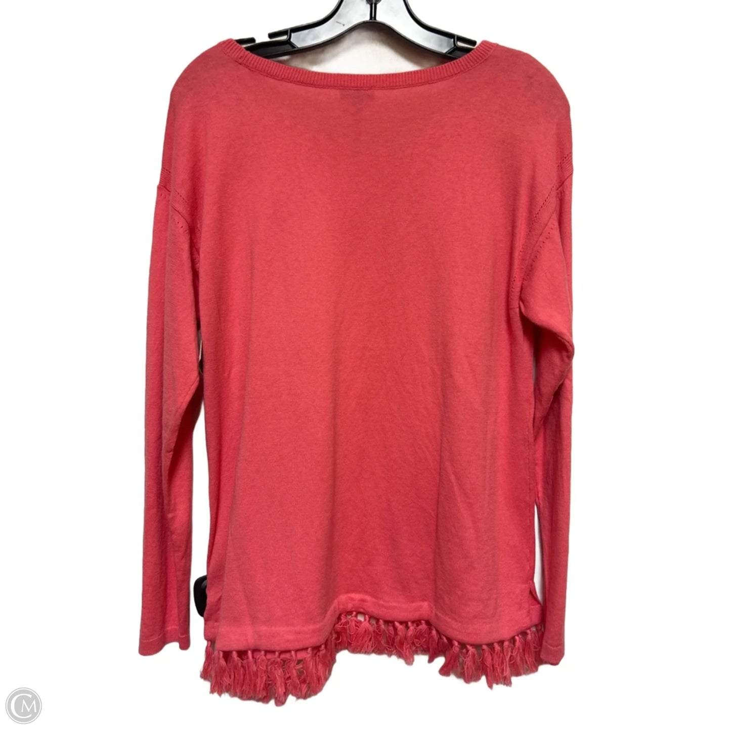 Top Long Sleeve By Talbots In Pink, Size: M