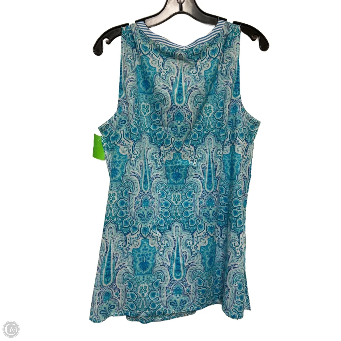 Top Sleeveless By Talbots In Blue, Size: M