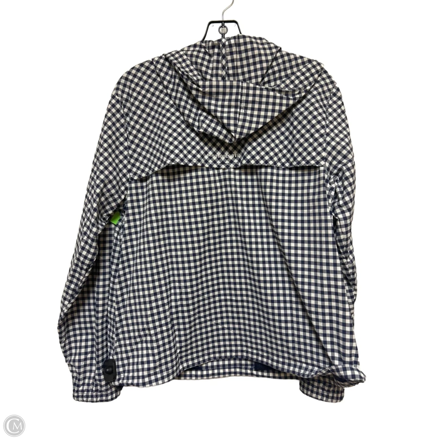 Jacket Windbreaker By Southern Tide In Plaid Pattern, Size: M
