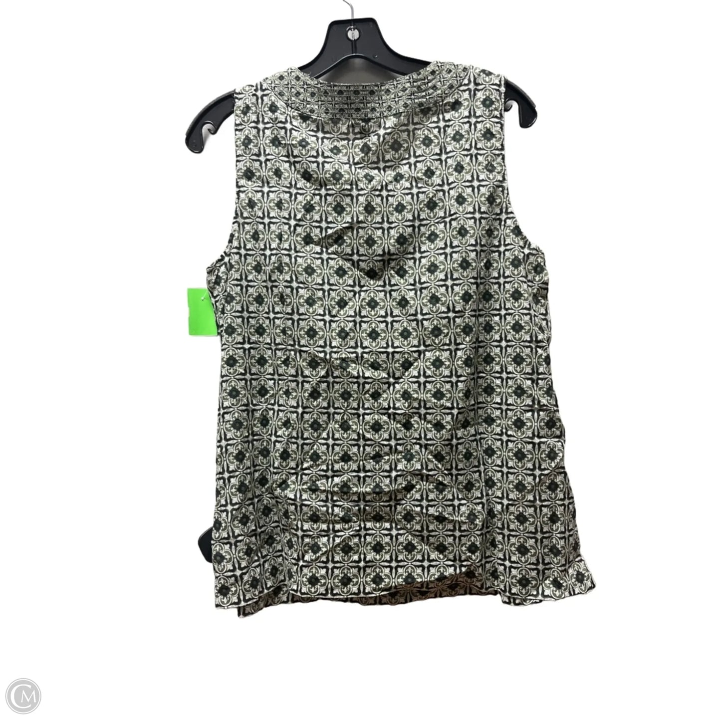 Top Sleeveless By Talbots In Green, Size: M