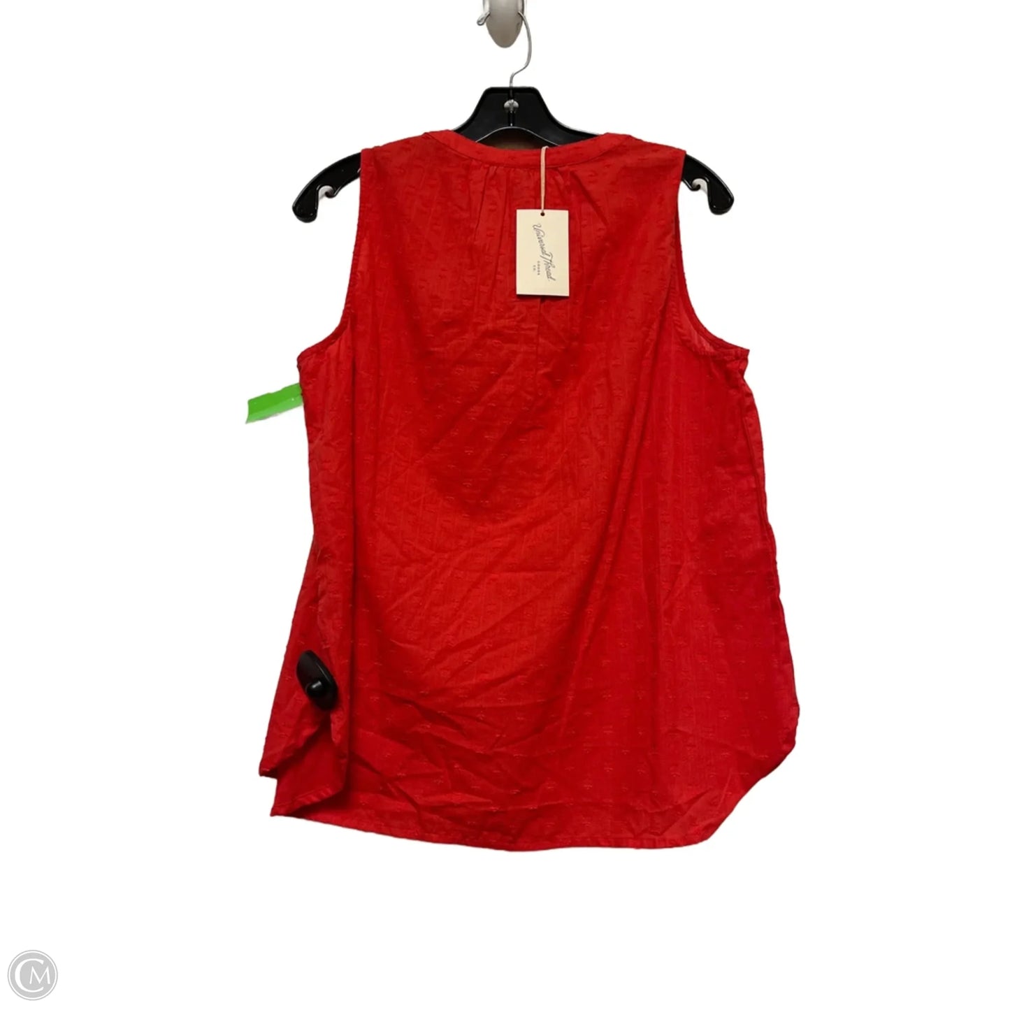 Top Sleeveless By Universal Thread In Red, Size: M
