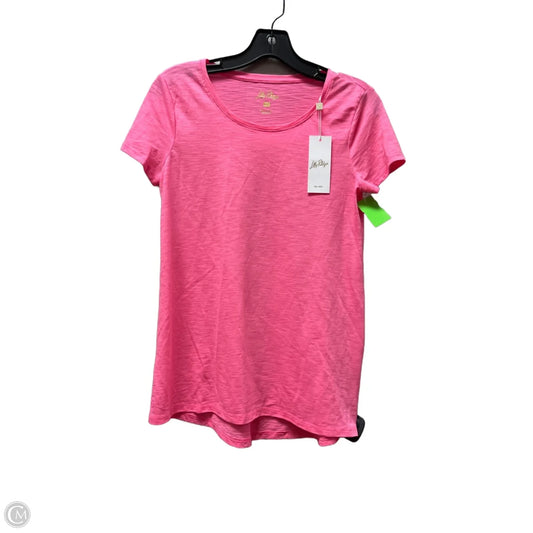 Top Short Sleeve Designer By Lilly Pulitzer In Pink, Size: Xs