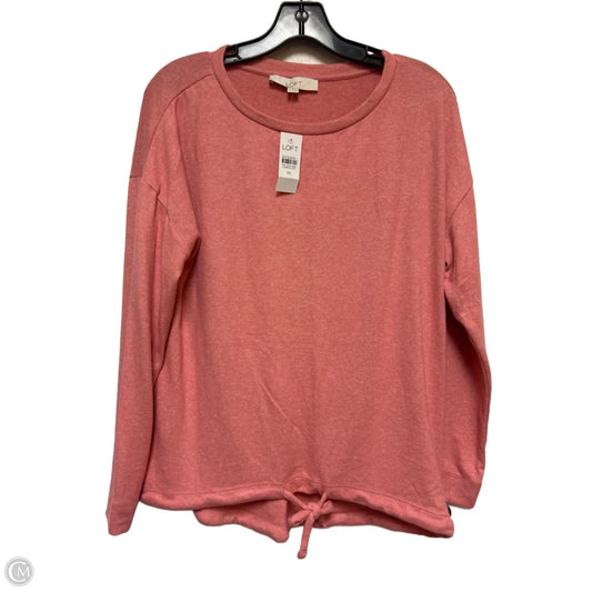 Top Long Sleeve By Loft In Pink, Size: Xs