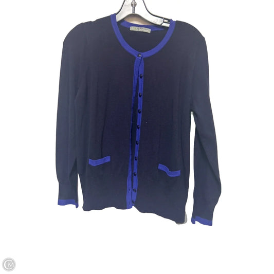 Cardigan By Clothes Mentor In Navy, Size: Xl