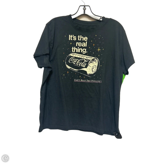 Top Short Sleeve Basic By Clothes Mentor In Grey, Size: Xl