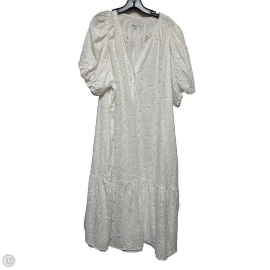 Dress Casual Midi By Sugar Lips In White, Size: 3x