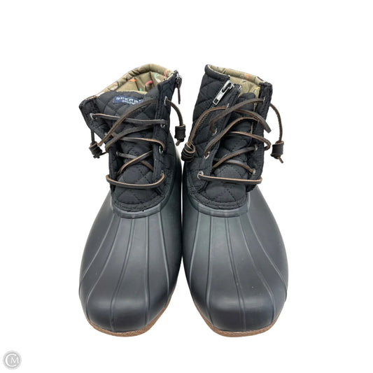 Boots Rain By Sperry In Black, Size: 10