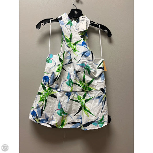 Top Sleeveless By Inc In Floral Print, Size: S