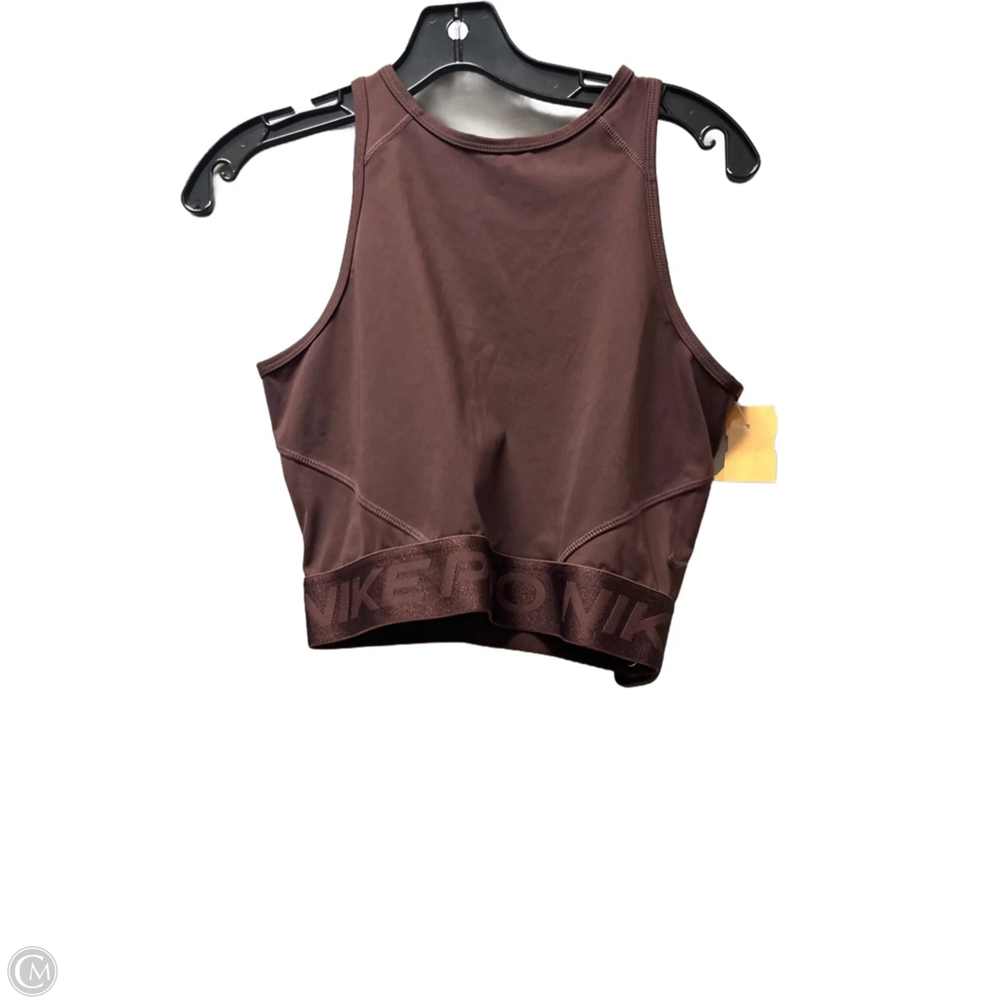 Athletic Bra By Nike Apparel In Brown, Size: S