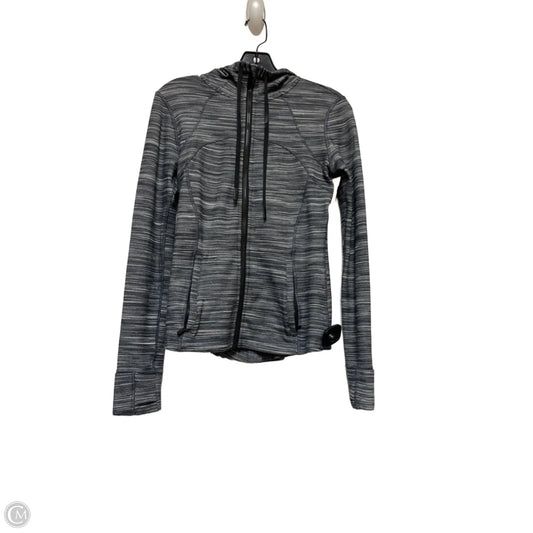 Athletic Jacket By Lululemon In Grey, Size: 6