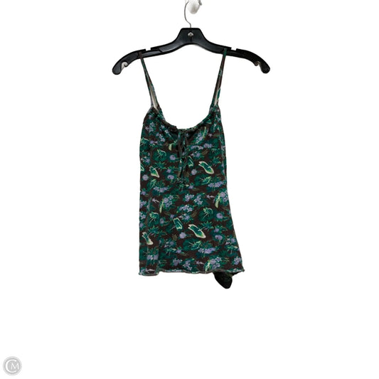 Top Cami By Free People In Brown & Green, Size: Xs