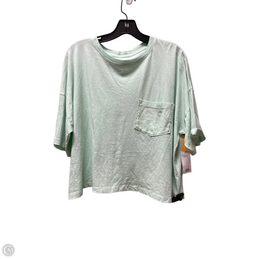 Top Short Sleeve Basic By So In Green, Size: Xl