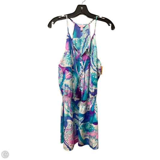 Dress Designer By Lilly Pulitzer In Blue & Purple, Size: S