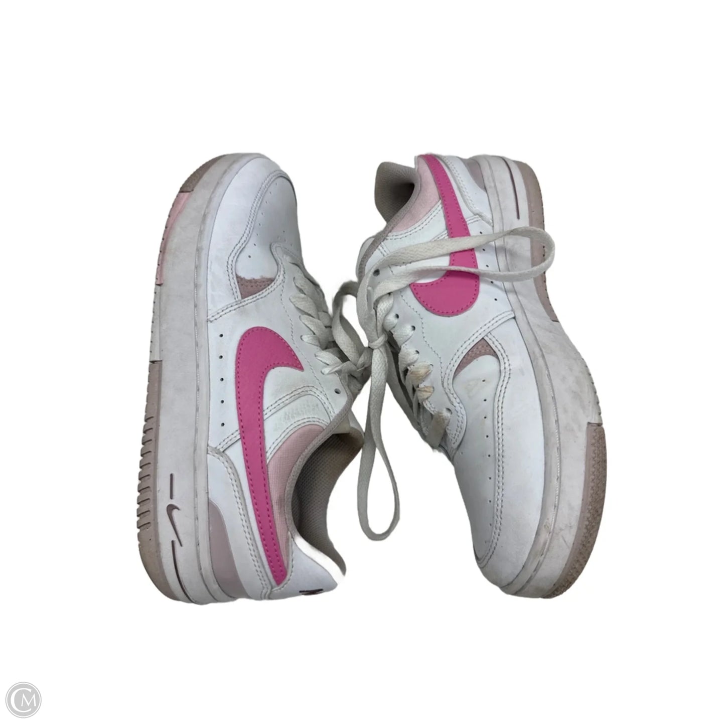 Shoes Sneakers By Nike In Pink & White, Size: 8.5