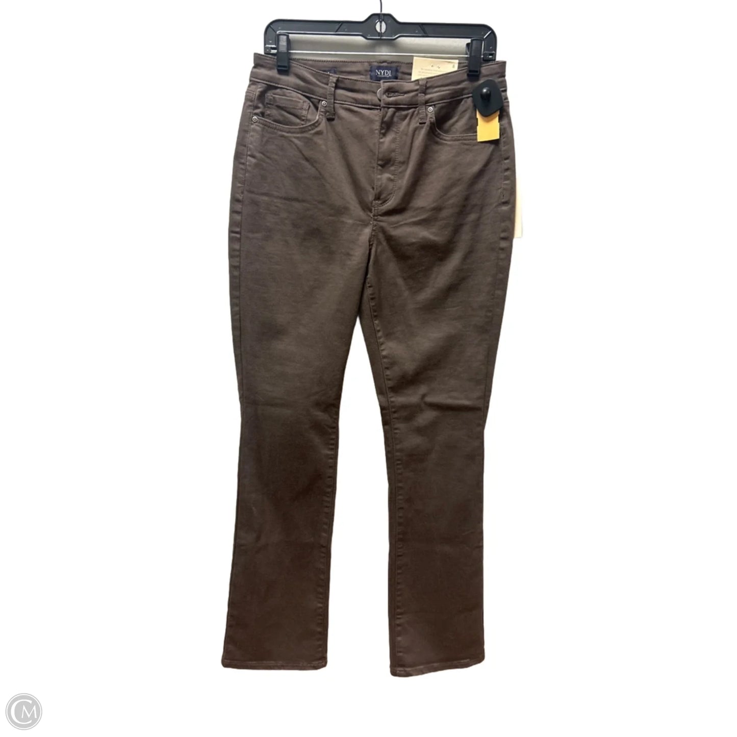 Jeans Boot Cut By Not Your Daughters Jeans In Brown Denim, Size: 8