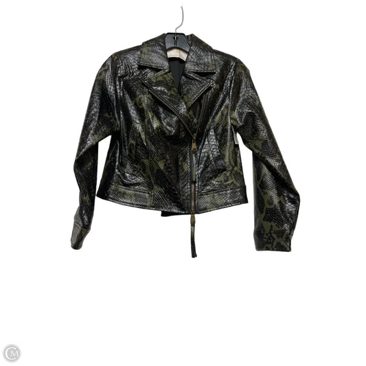 Jacket Moto By Ramy Brook In Snakeskin Print, Size: Xs