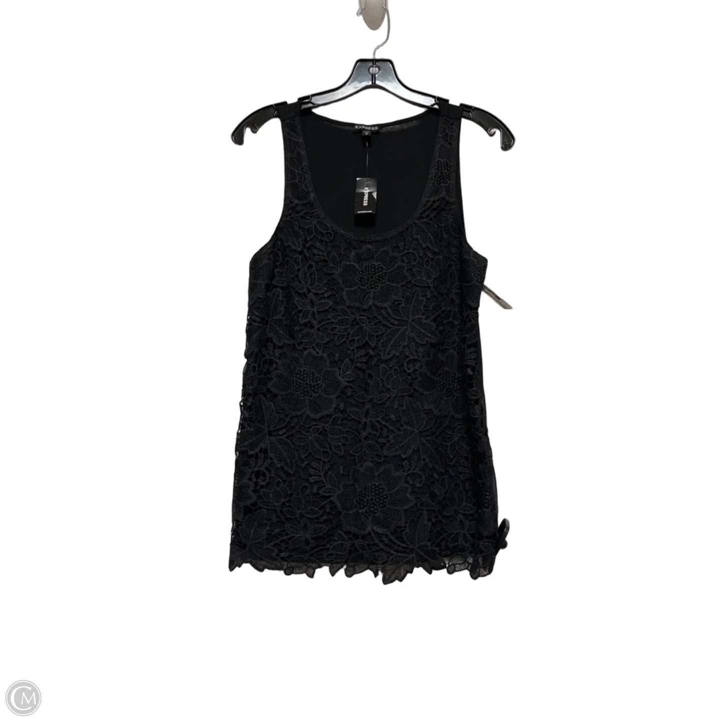 Top Sleeveless By Express In Black, Size: S