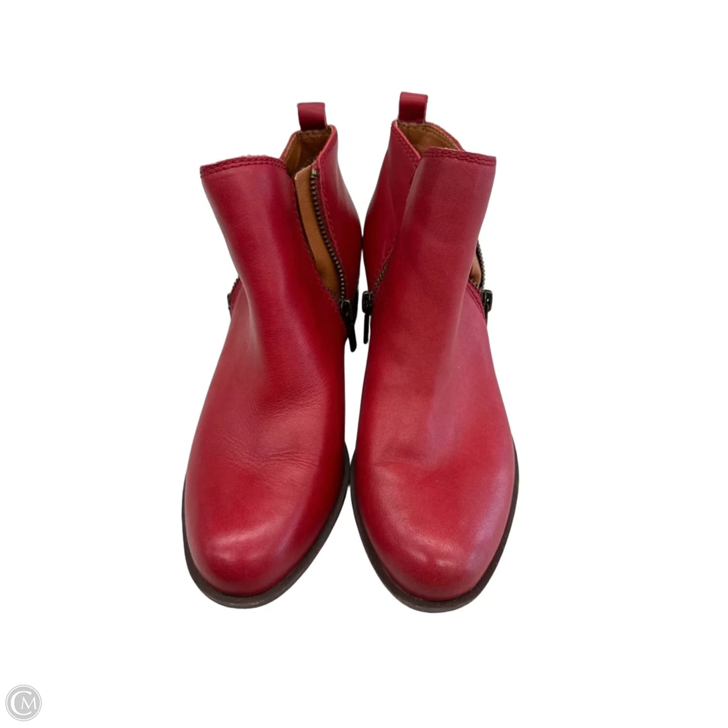 Boots Ankle Flats By Lucky Brand In Red, Size: 6