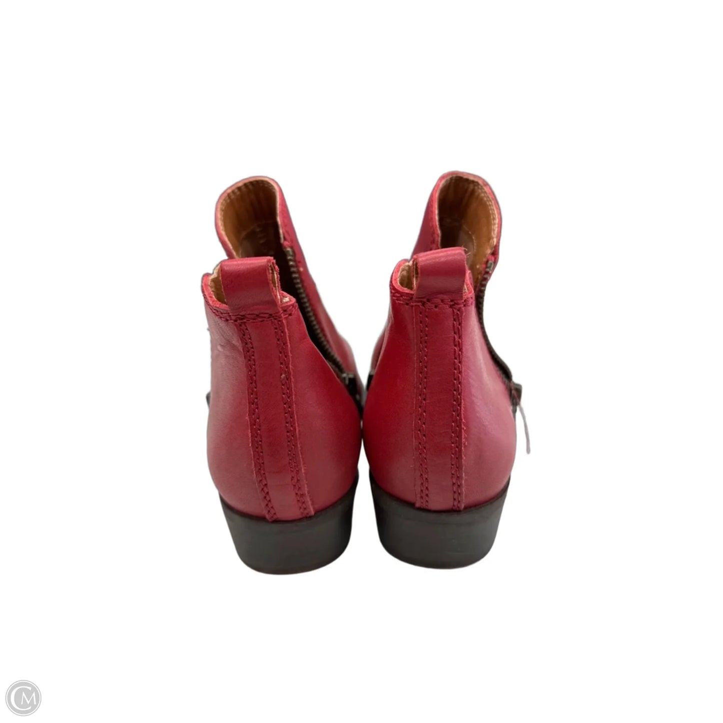 Boots Ankle Flats By Lucky Brand In Red, Size: 6
