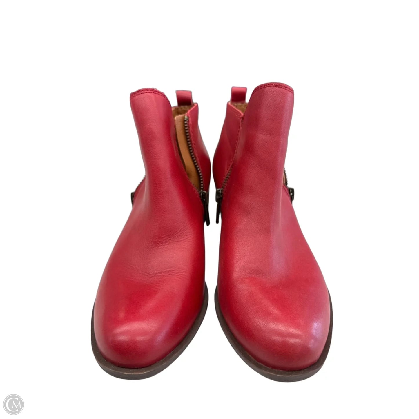 Boots Ankle Flats By Lucky Brand In Red, Size: 6