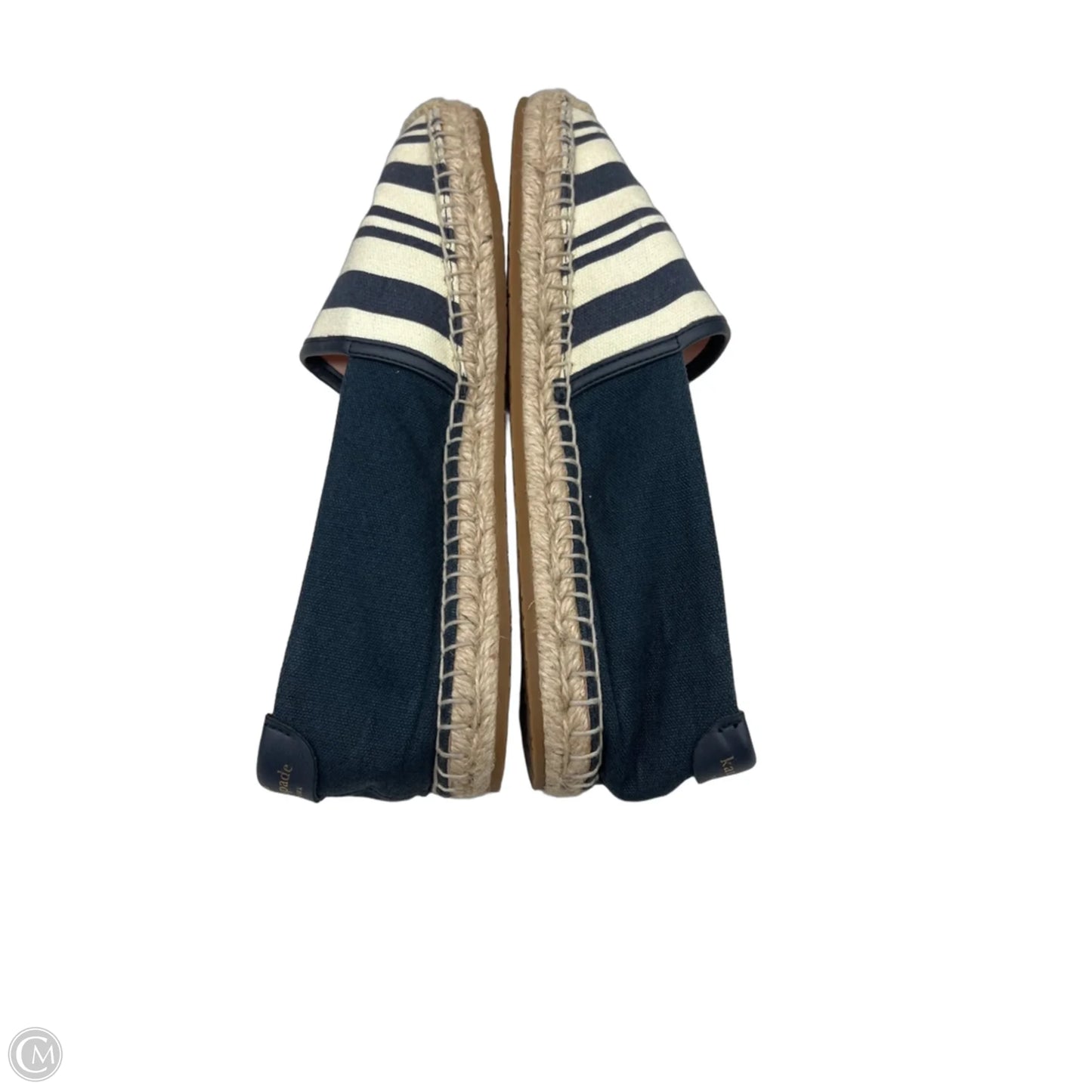 Shoes Designer By Kate Spade In Striped Pattern, Size: 8