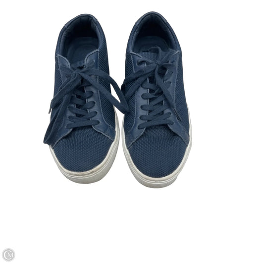 Shoes Sneakers By Lacoste In Navy, Size: 7