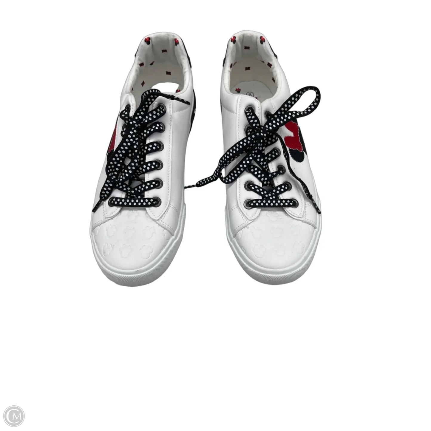 Shoes Sneakers By Disney In Black & White, Size: 8