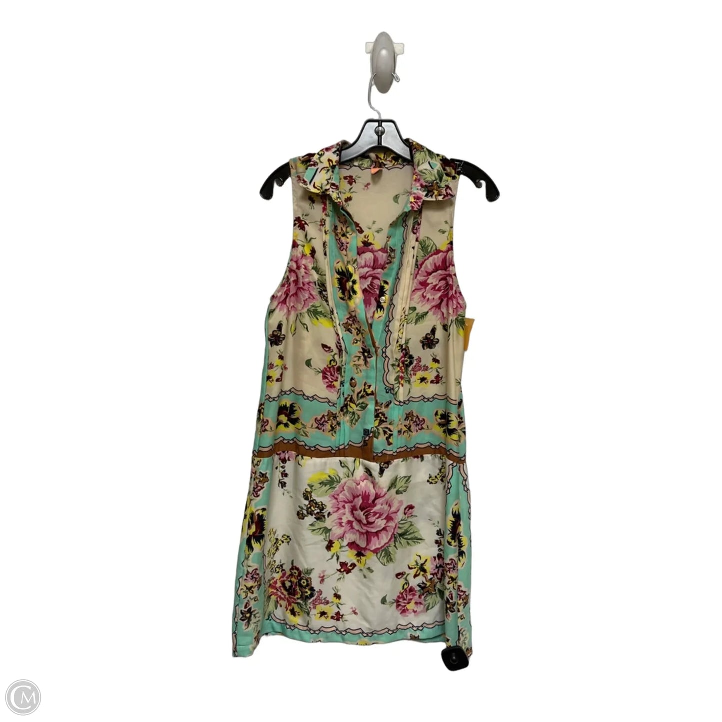 Dress Casual Short By Farm Rio In Floral Print, Size: M