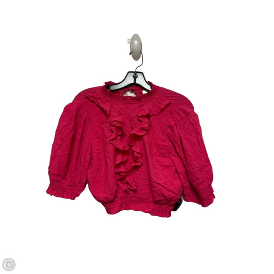 Top Short Sleeve By Clothes Mentor In Pink, Size: Xs