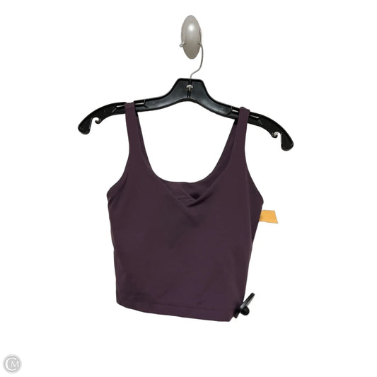 Athletic Tank Top By Lululemon In Purple, Size: 4