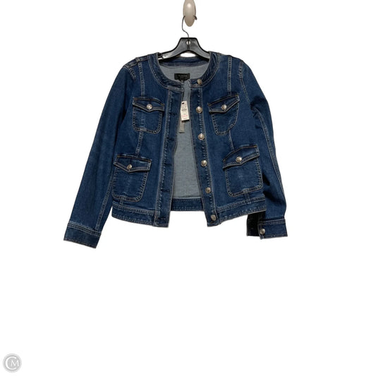 Jacket Denim By Talbots In Blue Denim, Size: Mp