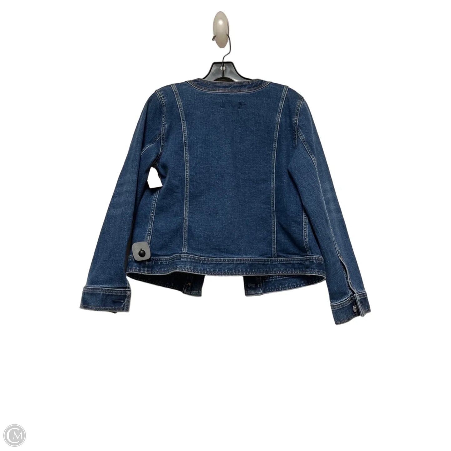 Jacket Denim By Talbots In Blue Denim, Size: Mp