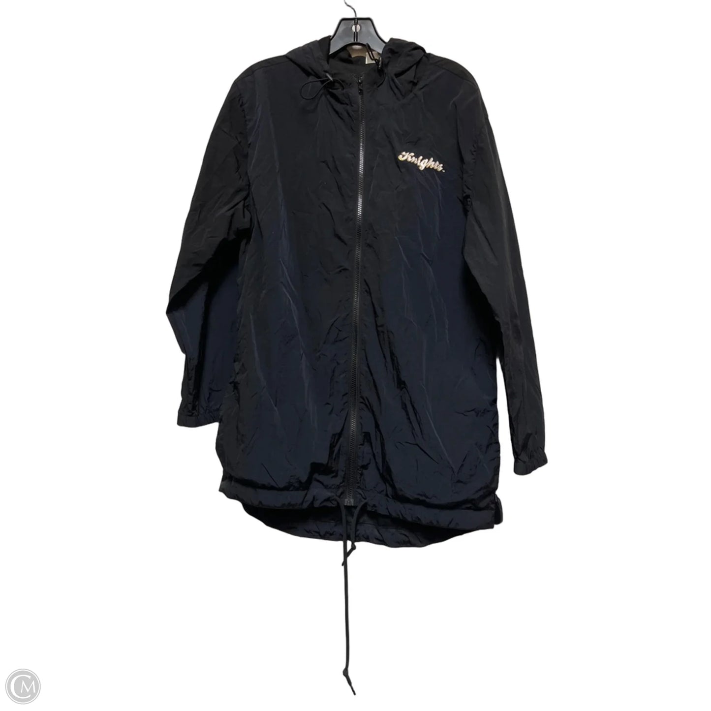 Athletic Jacket By Pink In Black & Gold, Size: Xs