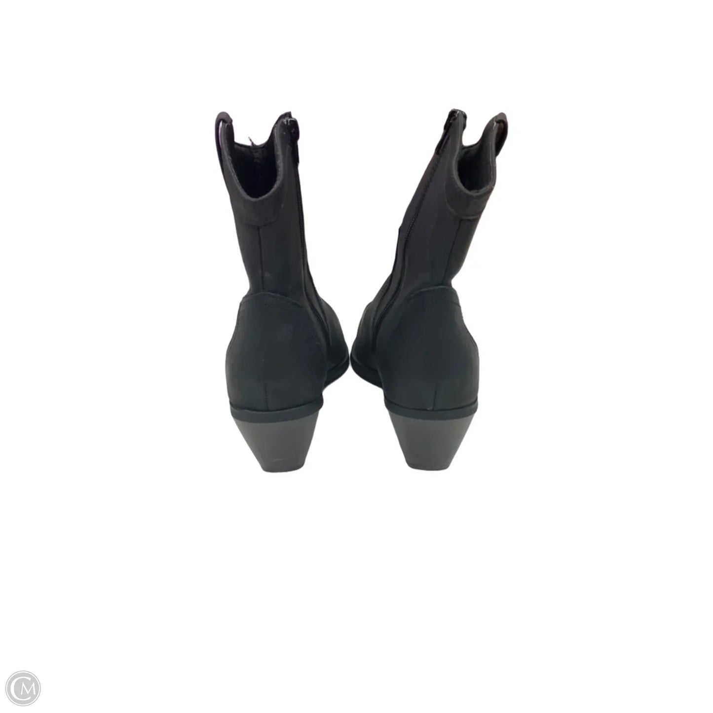 Boots Western By Asos In Black, Size: 8