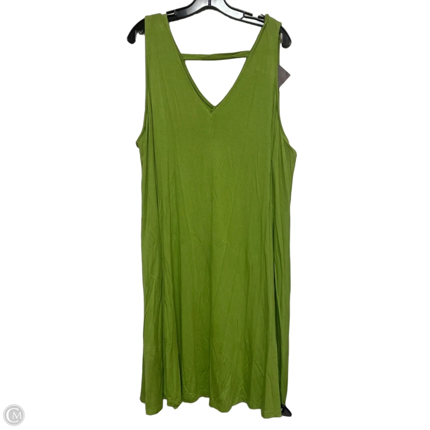 Dress Casual Midi By Ava & Viv In Green, Size: 2x