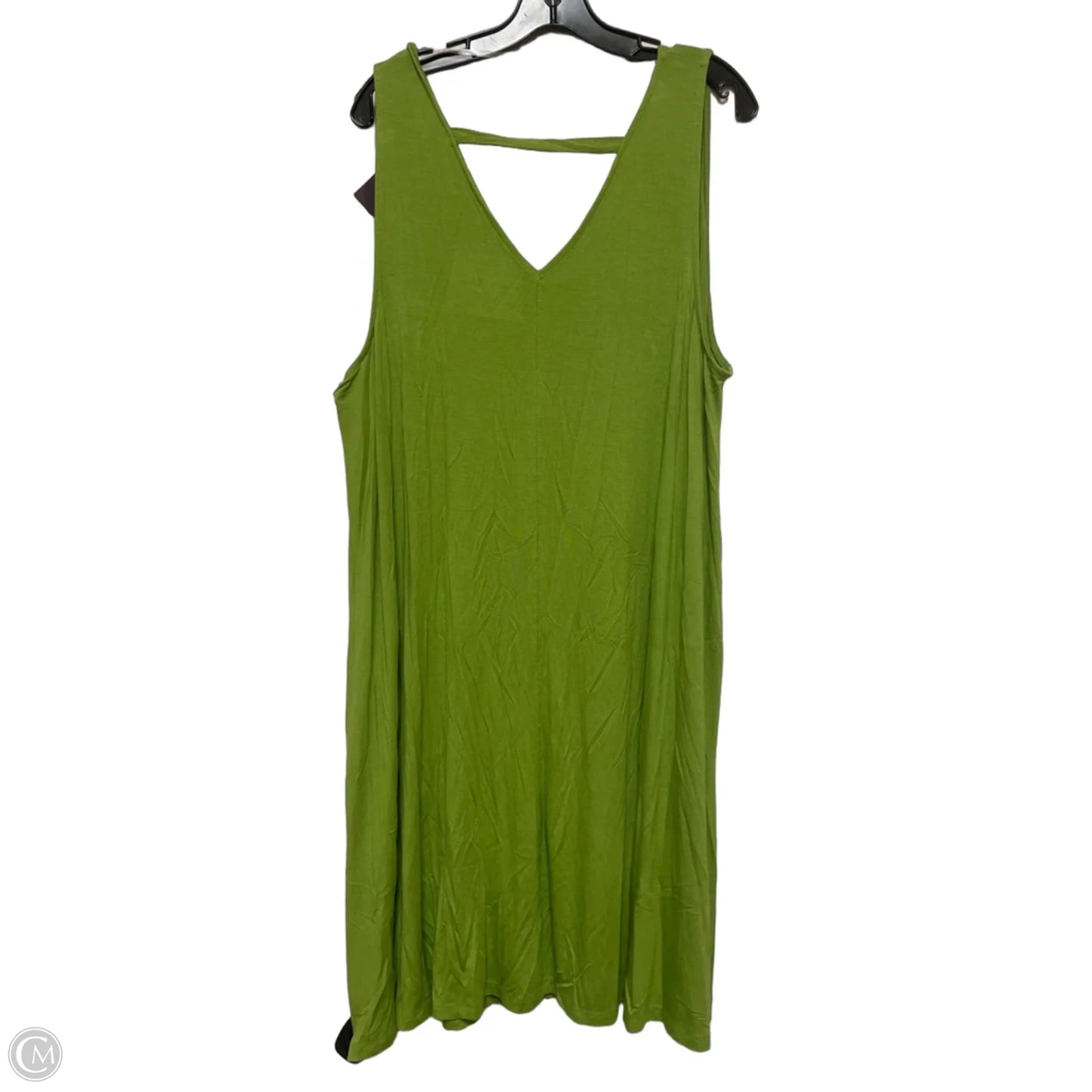 Dress Casual Midi By Ava & Viv In Green, Size: 2x
