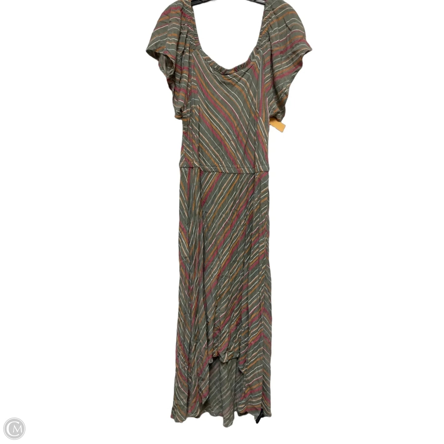 Dress Casual Midi By Lane Bryant In Striped Pattern, Size: 2x