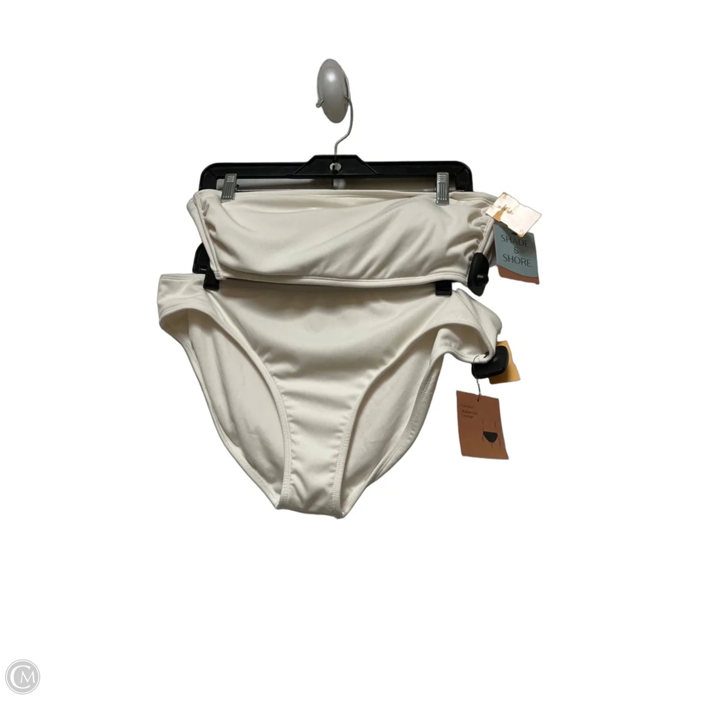 Swimsuit 2pc By Shade & Shore In Cream, Size: XL