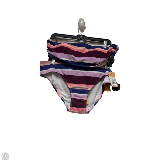 Swimsuit 2pc By Kona Sol In Striped Pattern, Size: Xl