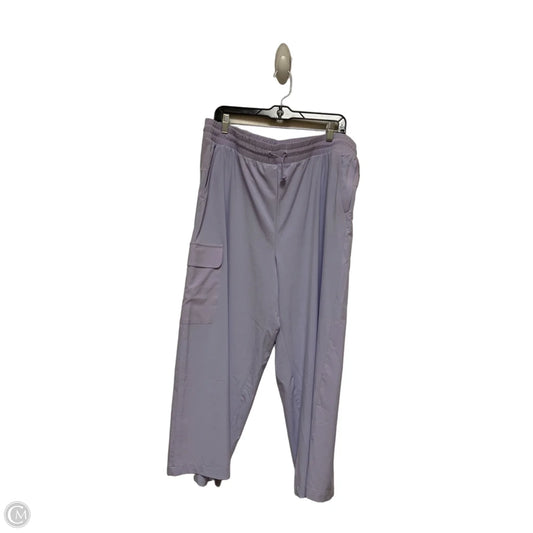 Athletic Pants By Talbots In Purple, Size: Xl