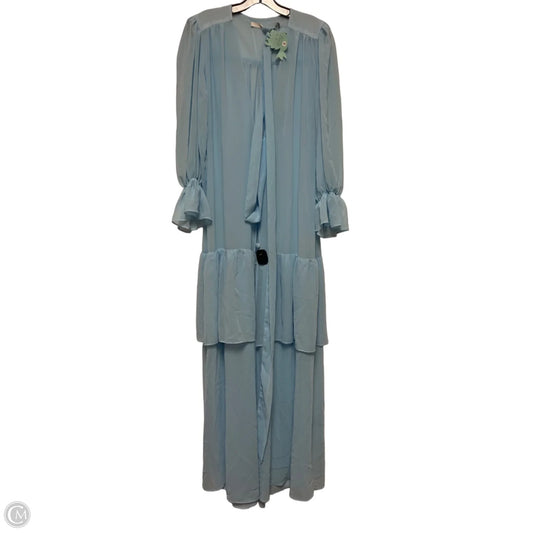 Swimwear Cover-up By Clothes Mentor In Blue, Size: L