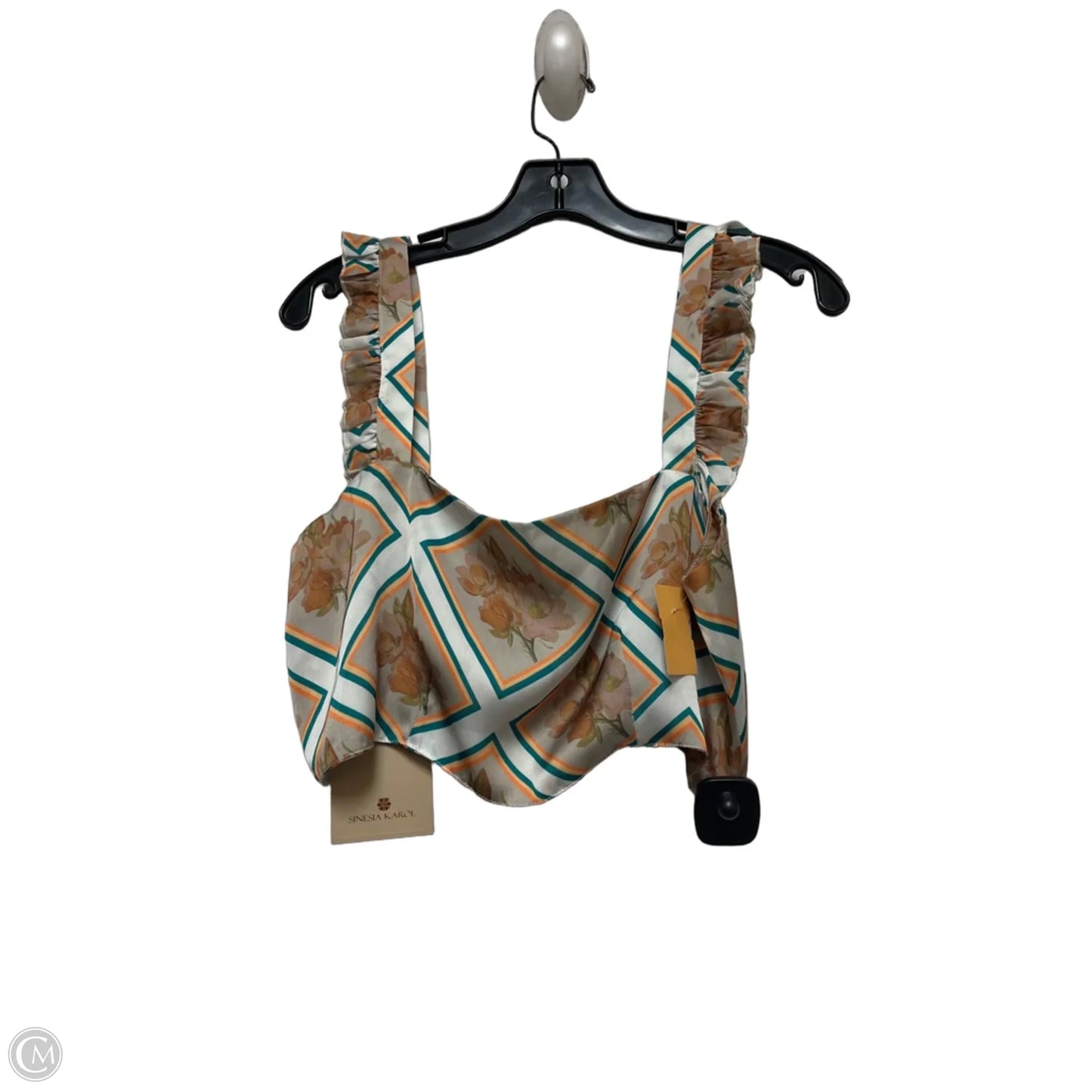 Top Sleeveless By Clothes Mentor In Floral Print, Size: M