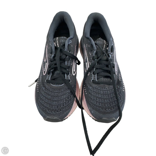 Shoes Athletic By Brooks In Black & Pink, Size: 7.5