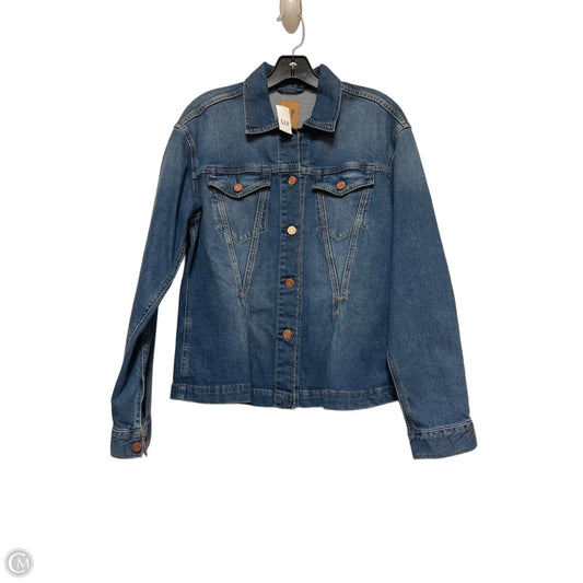 Jacket Denim By Gap In Blue Denim, Size: M