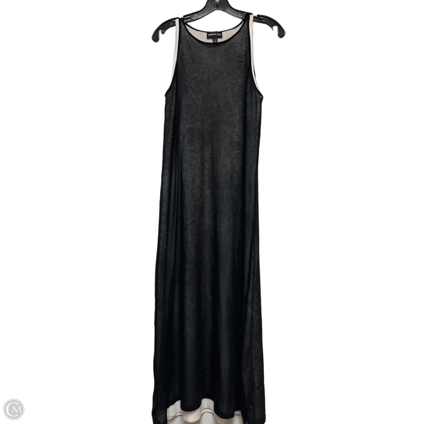 Dress Casual Maxi By Kenneth Cole In Black & White, Size: S