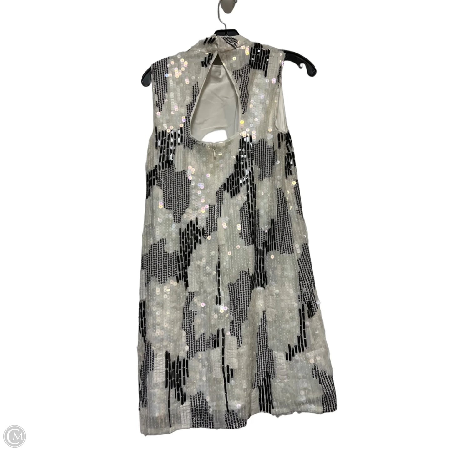 Dress Casual Short By French Connection In Black & White, Size: Xxs